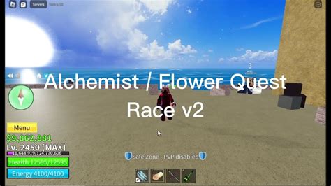 Blox Fruits - How To . . . Race v2 with Alchemist's Quest & Flower ...