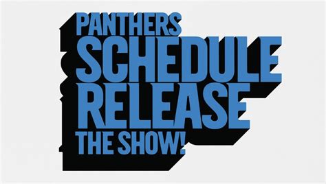 Panthers Release Full 2023 Schedule with Player-Filled Variety Show ...