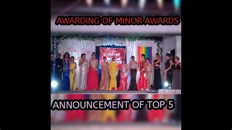 AWARDING OF MINOR AWARDS AND TOP5 - YouTube