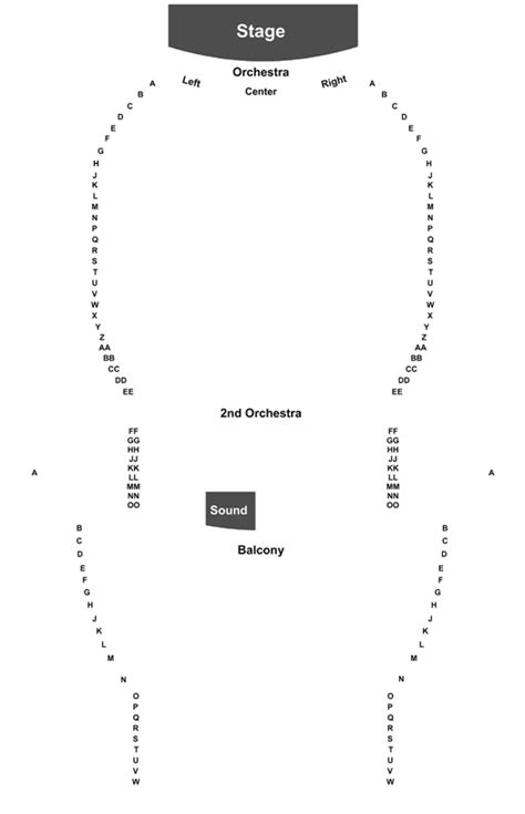 Chevalier Theater Seating Chart