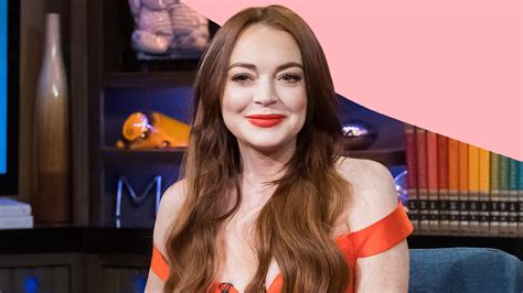 Lindsay Lohan Wears Colorful Patterned Suit In New York City | Glamour UK