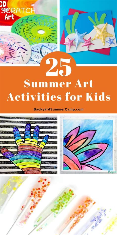 25 Summer Art Activities for Kids - Backyard Summer Camp