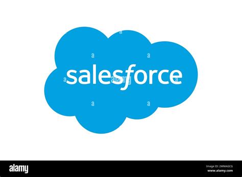 Salesforce. com, White background, Logo, Brand name Stock Photo - Alamy