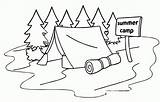 Tent Clipart Coloring Clipartmag Sketch Page sketch template