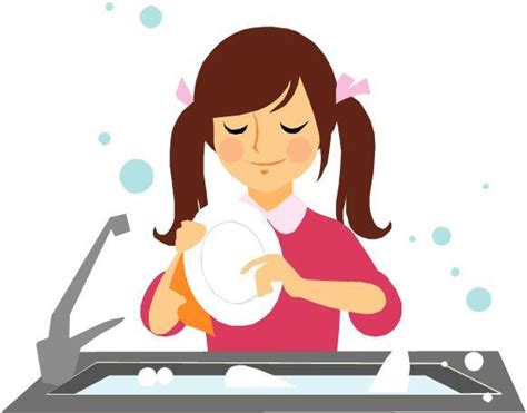 Washing dishes clipart - Clipground