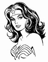 Wonder Woman Coloring Page Printable sketch template