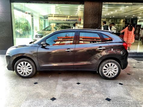 Maruti Baleno side NEXA showroom spied