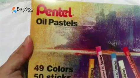 Pentel Oil Pastels 49 Colours in 50 Regular Size Sticks - YouTube