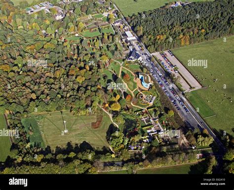 Aerial view rhs harlow carr hi-res stock photography and images - Alamy