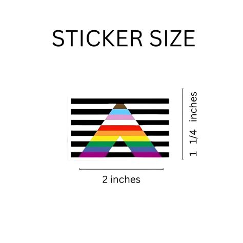 Straight Ally Daniel Quasar Flag Stickers, Gay Pride Heterosexual Stickers – We are Pride