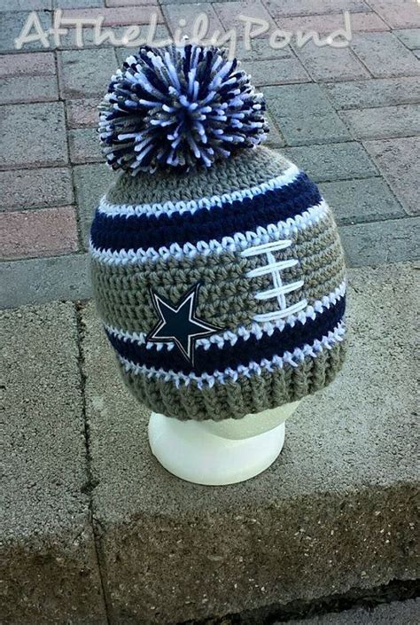 Dallas Cowboys Crochet Hat Dallas Cowboys Beanie by AtTheLilyPond ...