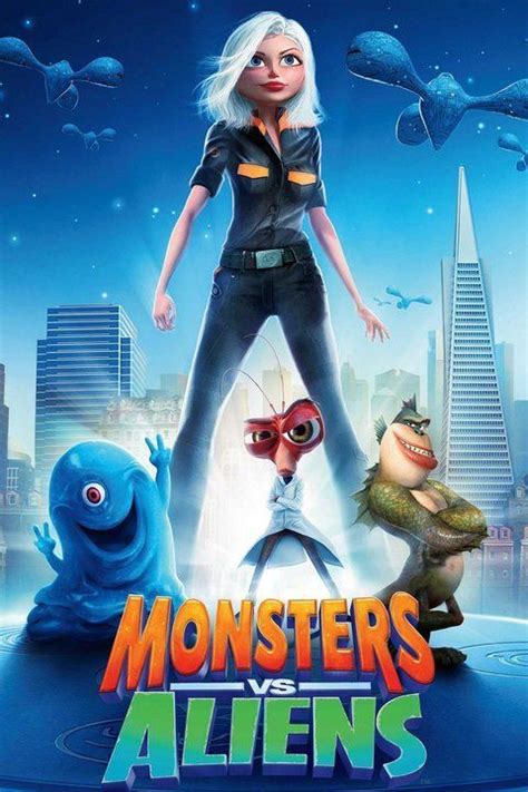 Monsters vs aliens, Monsters vs aliens movie, Animated movies