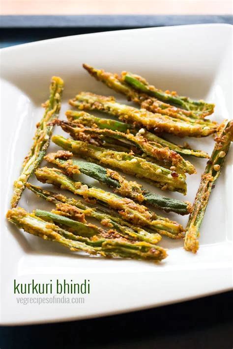 Kurkuri Bhindi Recipe with step by step photos – Spicy, Tasty and Crispy Okra Fry Recipe ...