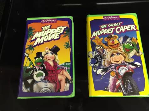 JIM HENSON MUPPETS Vhs Tapes 2 £9.46 - PicClick UK