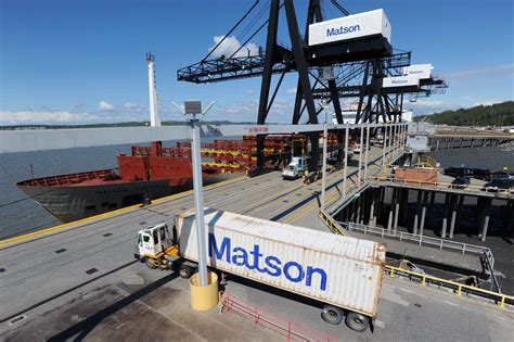 Alaska acquisitions, upgrades exceed $700 million for shipper Matson - Anchorage Daily News