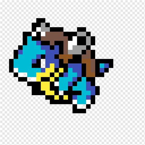 Pokémon ruby y zafiro blastoise pixel art squirtle, tacocat, texto ...