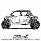 002264 TRN 0001 2019 Polaris RZR Turbo S Clip Art – SIN Customs  sketch template
