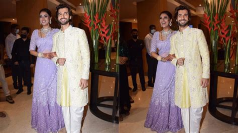 PHOTOS: Aditya Seal and Anushka Ranjan clicked after their wedding, look stunning together