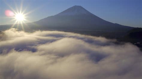 Sunrise over the Mount Fuji in the mountain landscape, Japan image - Free stock photo - Public ...