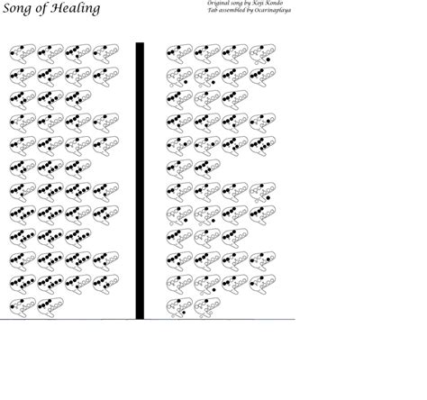 Song of Healing 12 hole ocarina tabs by Butterlord120 on DeviantArt