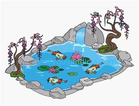 Free Fish Pond Clipart Image Transparent Download 28 - Fish Pond Clipart, HD Png Download - kindpng