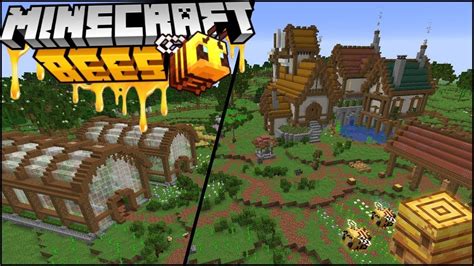 Building a Minecraft 1.15 Bee Sanctuary & Farm | Minecraft farm ...