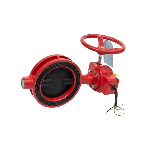 2" Wafer Type 300psi Butterfly Valve with Tamper Switch for Fire ...