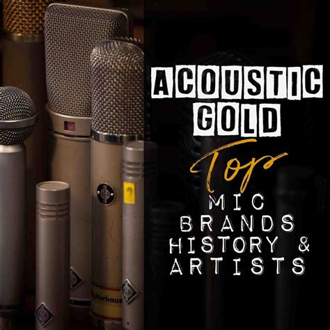 Top Microphone Brands: History, Quality, and Artists Who Use Them ...