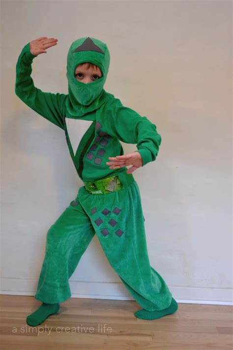 a simply creative life: green ninja costume