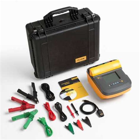 Fluke Insulation Resistance Tester Kit, CAT IV 600V, 250V - 10000V 1555/Kit: Shop Online at Best ...