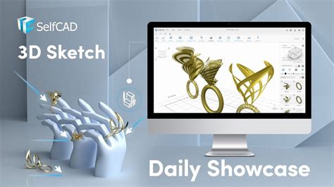 3D Sketching tools of SelfCAD- Step by Step Guide to 3D sketching with CAD. - YouTube