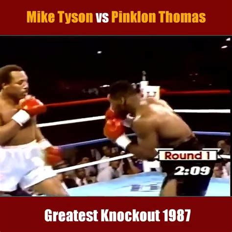 Greatest Knockout - Mike Tyson vs Pinklon Thomas Highlights 1987 | Greatest Knockout - Mike ...