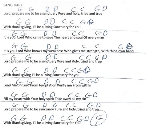 Sanctuary chords lyrics - jesfix