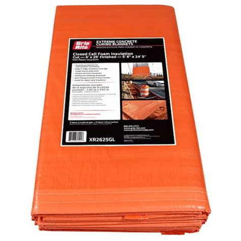 5.8 ft. x 24.5 ft. Wet Concrete Curing Blanket XR2625GL - The Home Depot