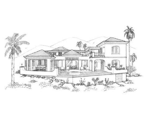 18+ Amazing Architectural Drawings Of Modern Houses | Dream house drawing, House sketch design ...