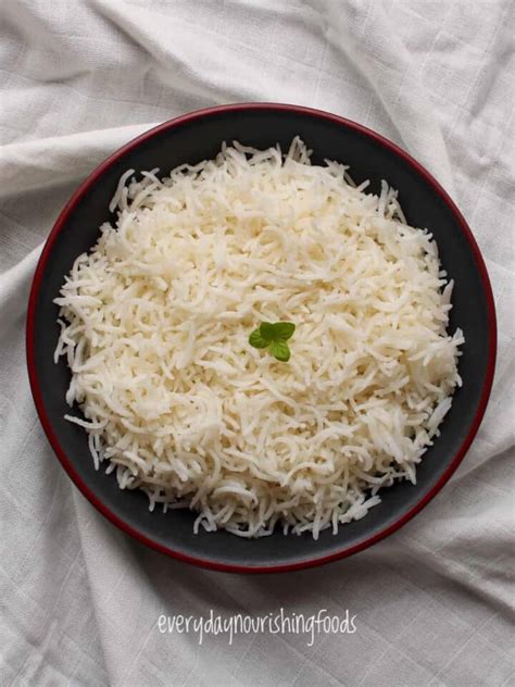 How to cook basmati rice in a rice cooker (Soaked & Unsoaked) - Everyday Nourishing Foods