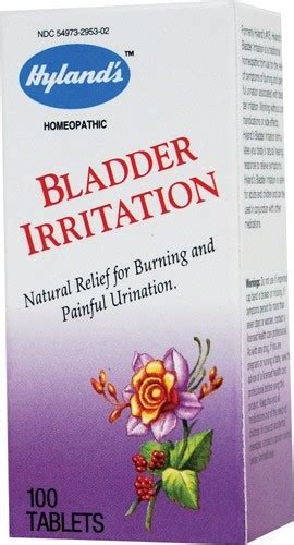 Hyland's Bladder Irritation : Homeopathic Remedies