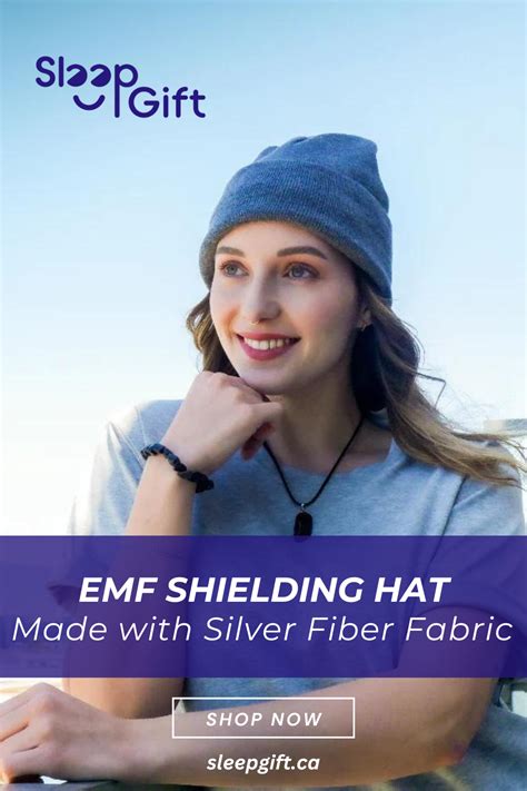 EMF Shielding Hat Made with Silver Fiber Fabric in 2023 | Sleep gifts, Hat making, Fabric