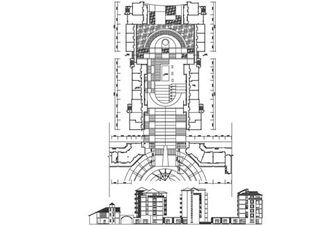 Free Download Building Design Plan AutoCAD File - Cadbull