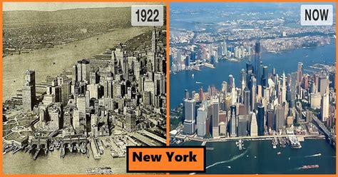 8 Then and Now Photos of Popular Cities Showing How Much They've ...