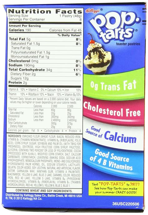 pop tarts ingredients