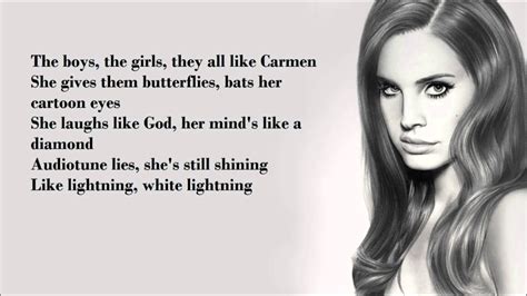 Lana Del Rey Carmen Meaning