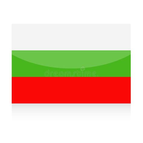 Bulgaria Flag Vector Icon stock illustration. Illustration of label - 103155411