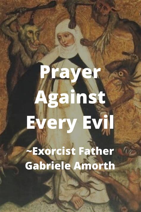 Prayer Against Every Evil by Exorcist Fr. Gabriele Amorth | Catholic ...