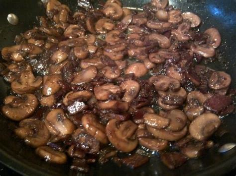 Mushrooms With Bacon and Onion in Red Wine Reduction Recipe - Food.com | Recipe | Red wine ...