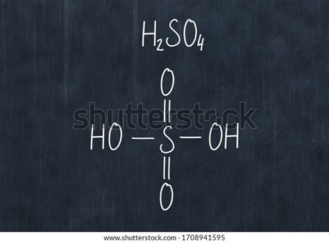 Sulphuric Acid Formula Handwritten Chemical Formula Stock Illustration ...