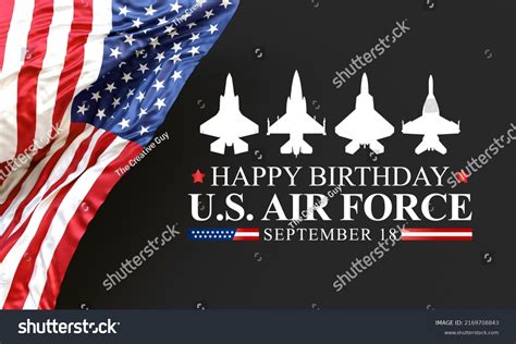 Us Air Force Birthday Observed Every Stock Illustration 2169708843 | Shutterstock