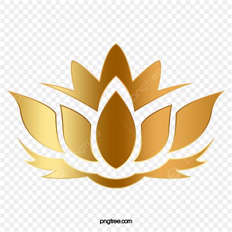 Yellow Lotus PNG Image, Yellow Lotus Logo, Logo Clipart, Lotus Clipart, Yellow PNG Image For ...