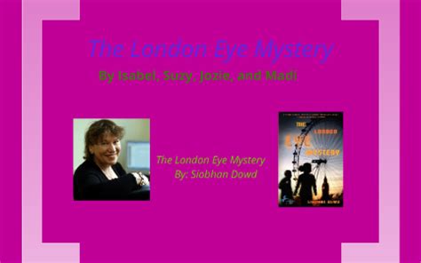 The London Eye Mystery by Izzy S