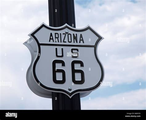 Route 66 Sign Williams Arizona USA Stock Photo - Alamy